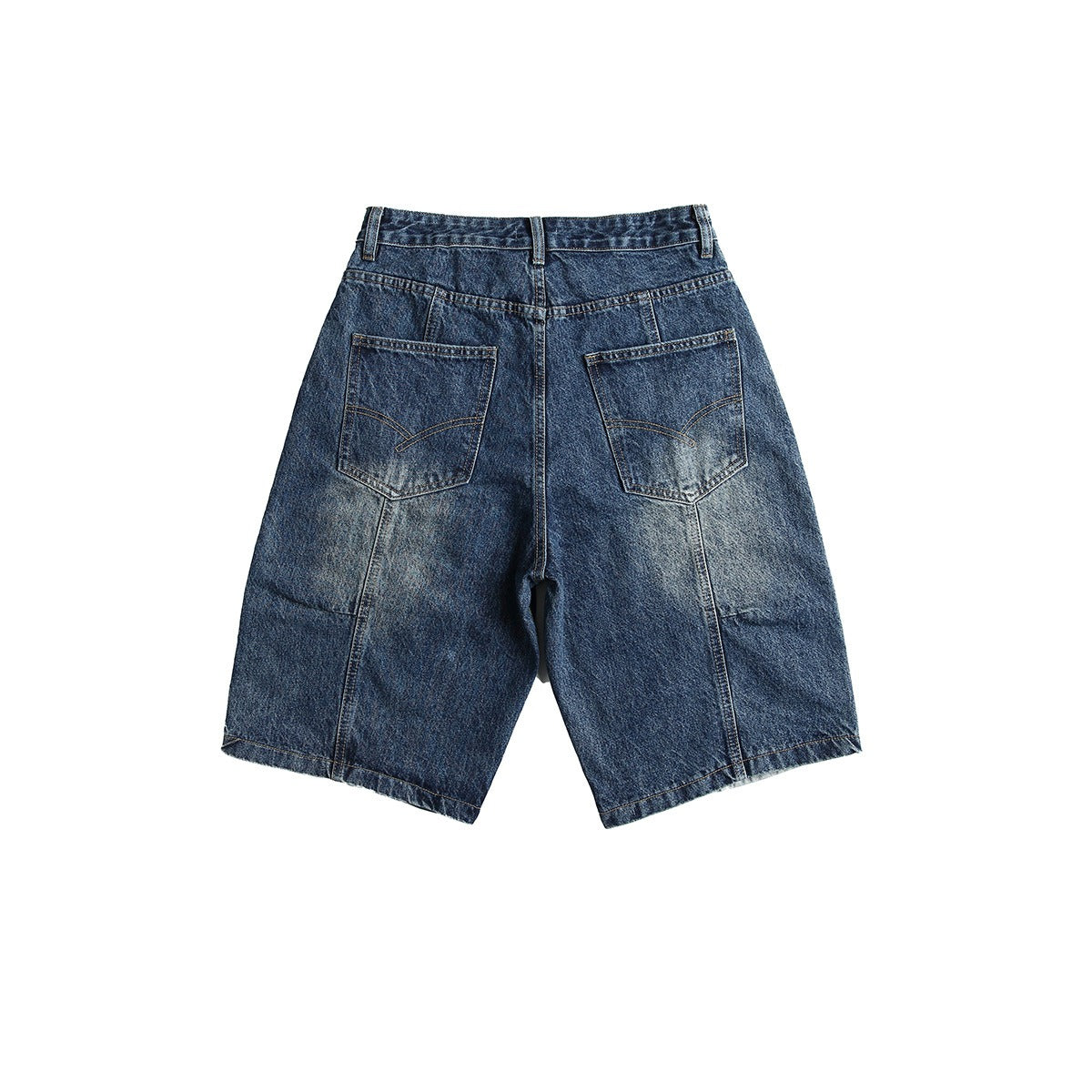 Men's patchwork denim Bermuda shorts - Urban Edge