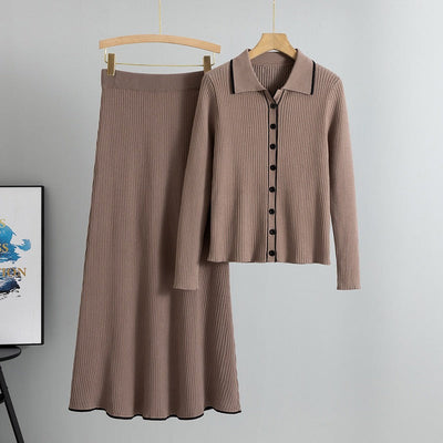 Women's knitted skirt set - Maelis