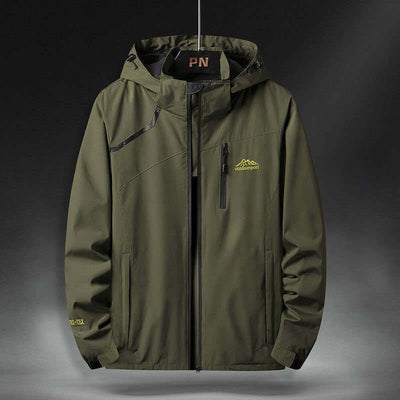 Men's outdoor style hooded waterproof jacket - Florian