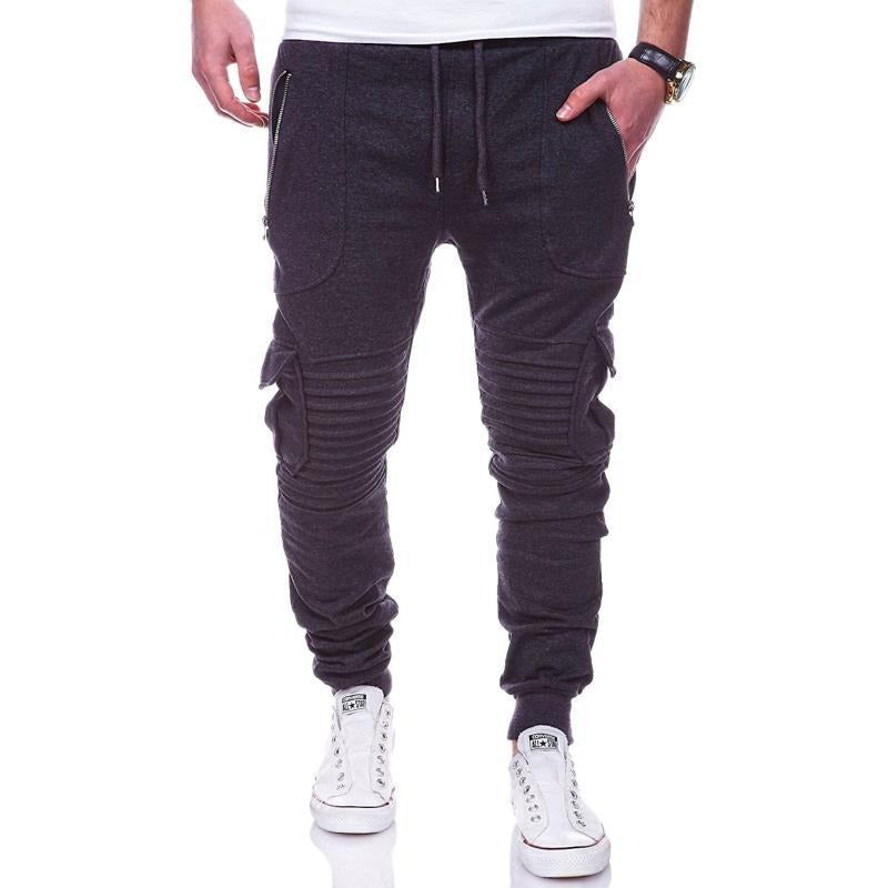 Men's sports jogger with cargo pockets and ribbed texture - Brant