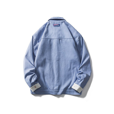 Men's patchwork floral print cotton jacket - Elric