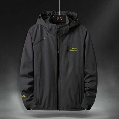 Men's outdoor style hooded waterproof jacket - Florian