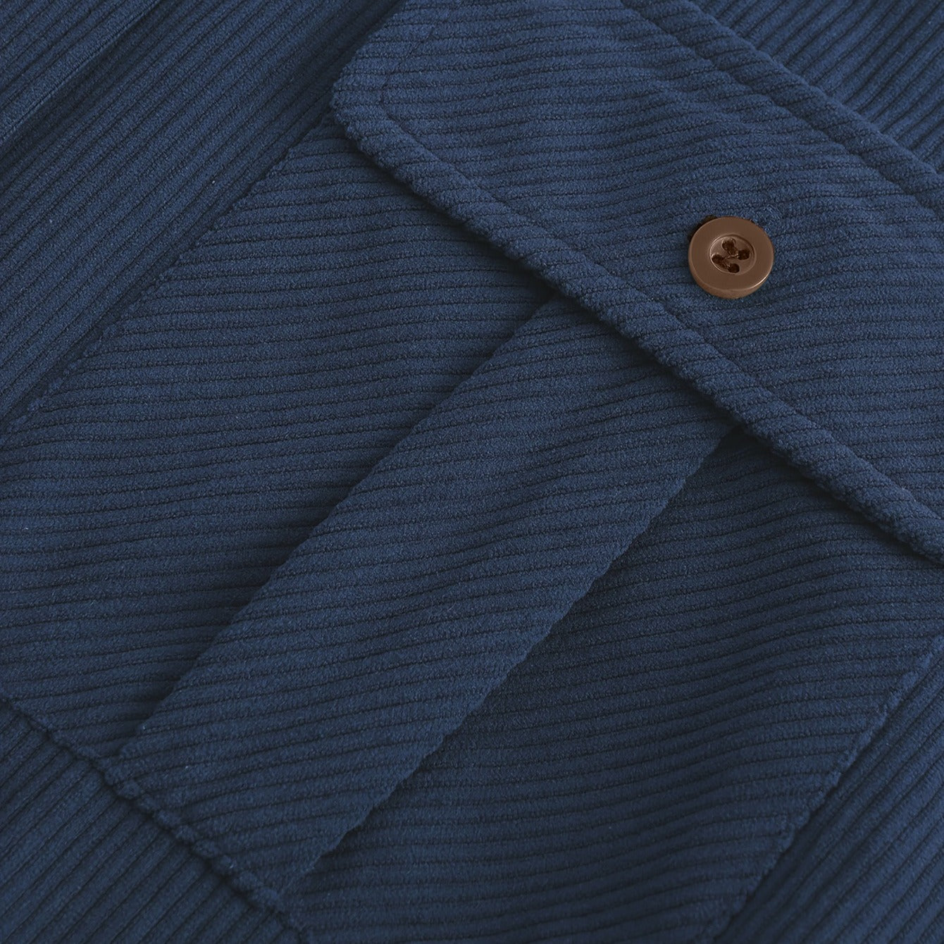 Corduroy men's overshirt with front pockets casual style - Rian