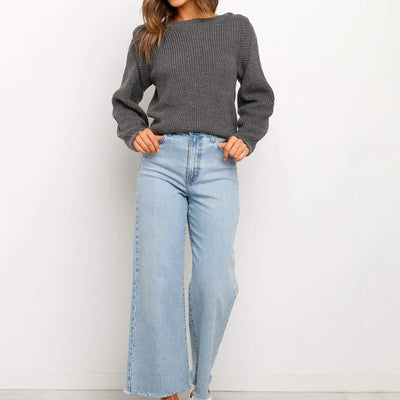 Women's knitted sweater - Annelie