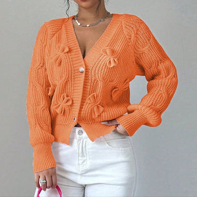 Women's braided knitted sweater - Alana