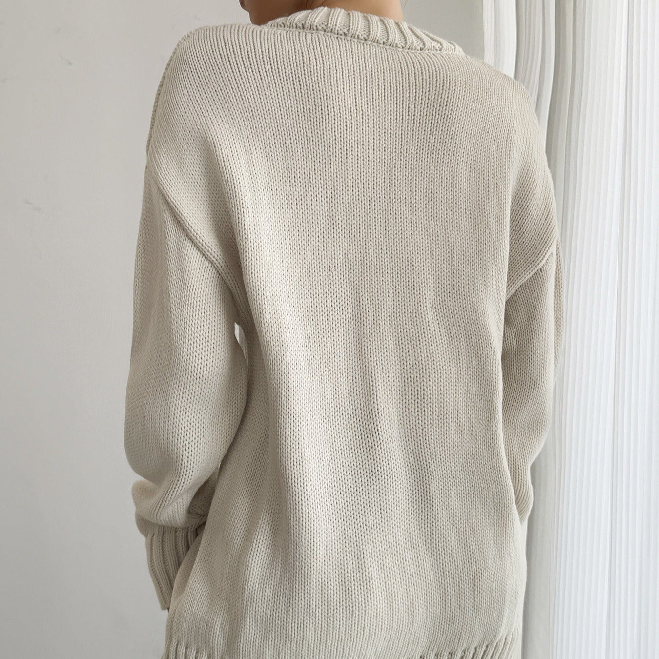Women's oversize knitted sweater - Pereira