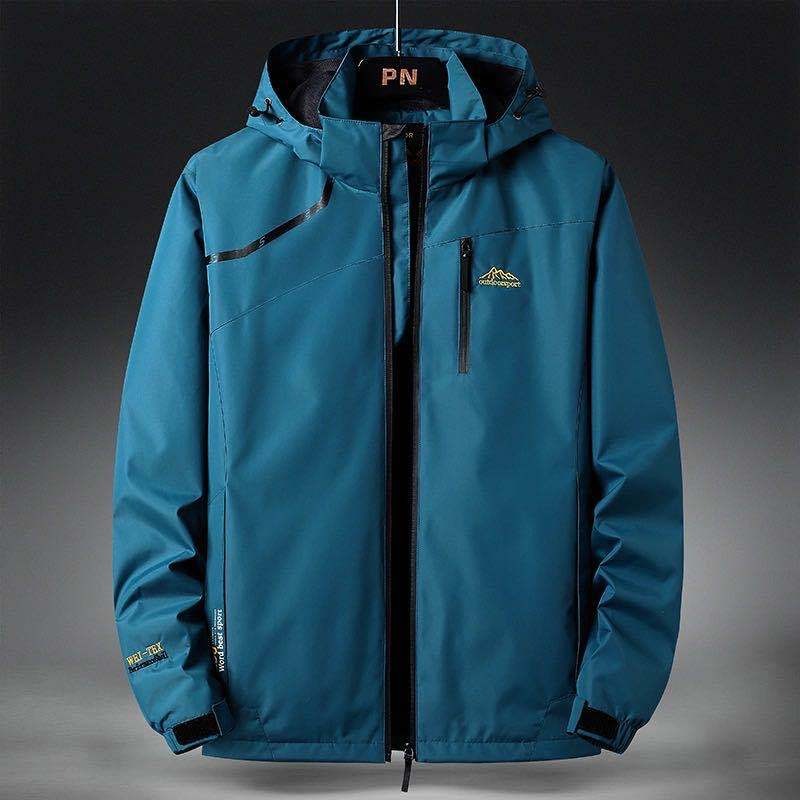 Men's outdoor style hooded waterproof jacket - Florian