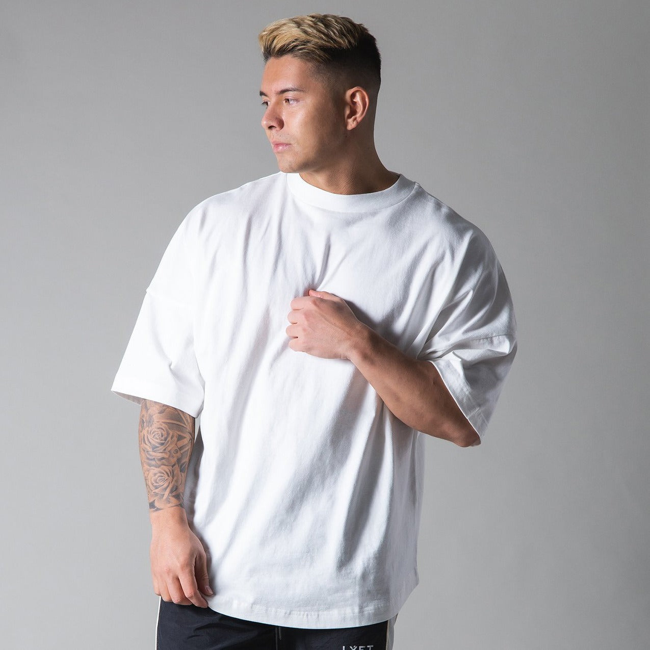 Men's short sleeve loose fit cotton T-shirt - Jacob