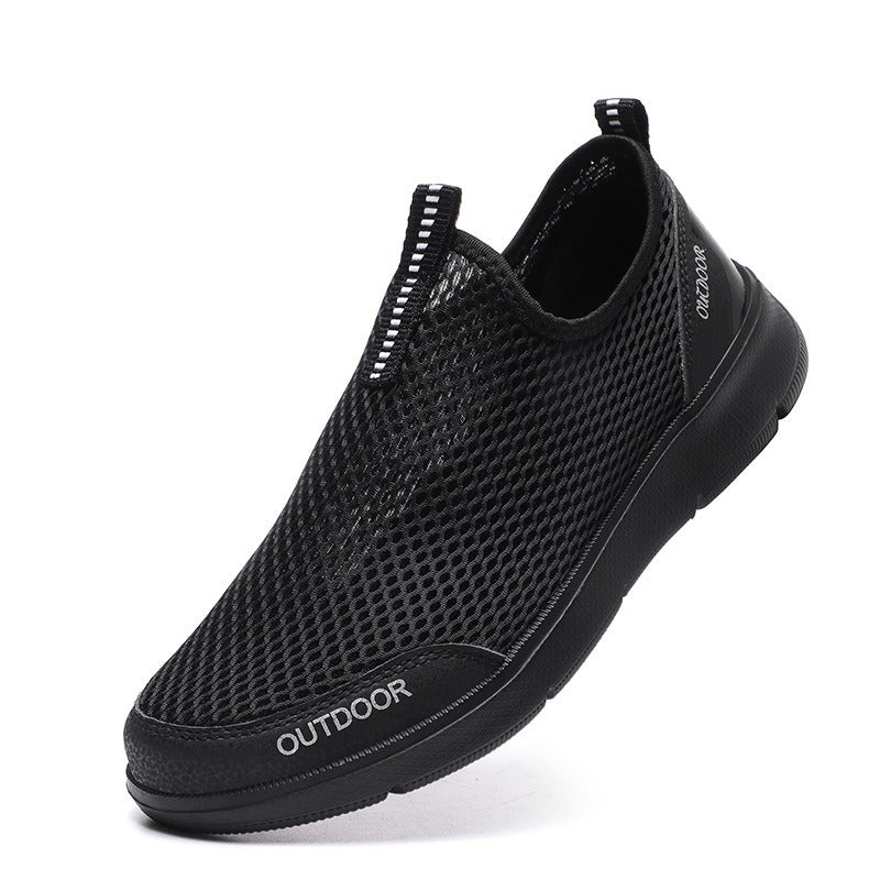 Breathable men's sneakers with sporty sole - Iker