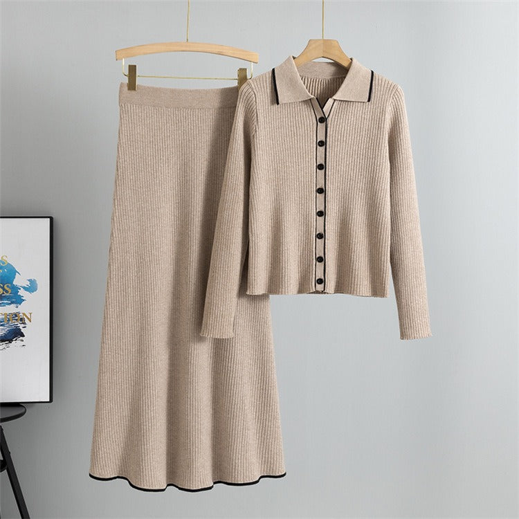 Women's knitted skirt set - Maelis