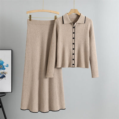 Women's knitted skirt set - Maelis