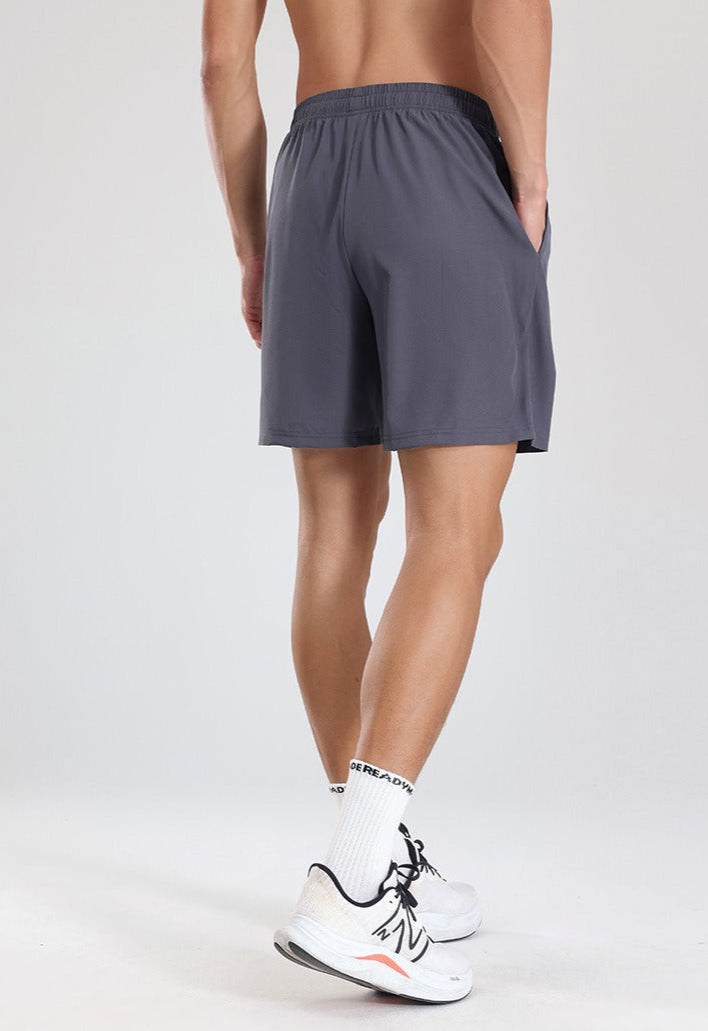 Men's sports shorts in breathable technical fabric straight cut - Dennis