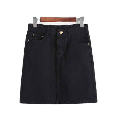 Women's denim short skirt - Auria