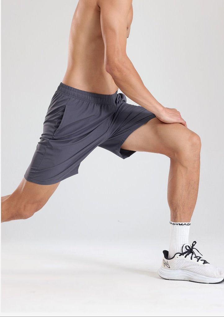 Men's sports shorts in breathable technical fabric straight cut - Dennis