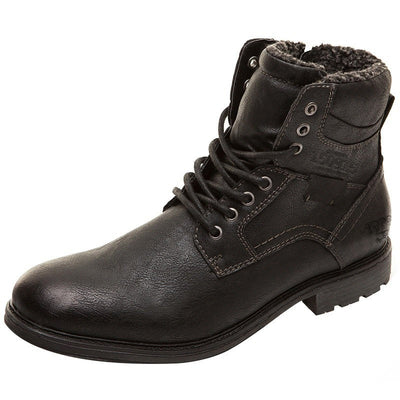Men's leather boots reinforced stitching casual style - Virgil
