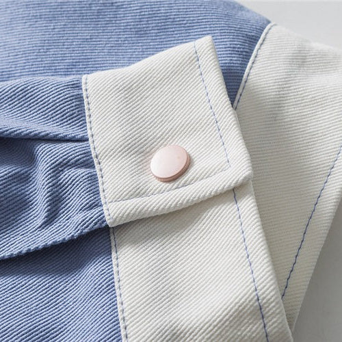 Men's patchwork floral print cotton jacket - Elric