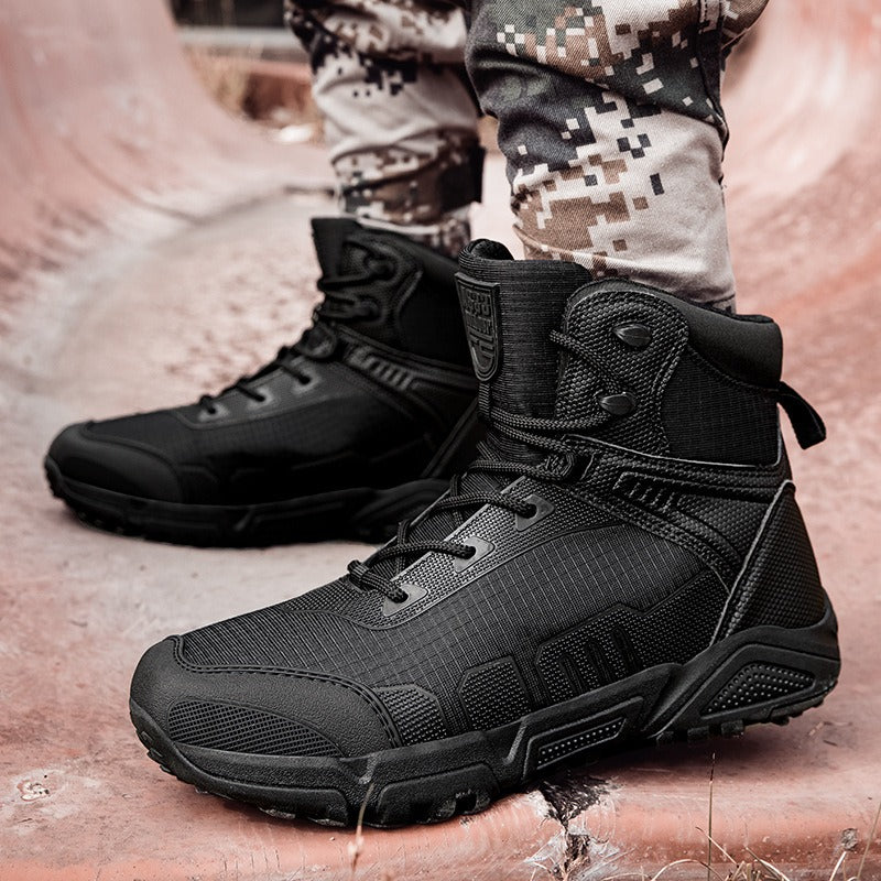 Men's tactical style mid-calf slip-resistant boots - Rexton