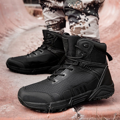 Men's tactical style mid-calf slip-resistant boots - Rexton
