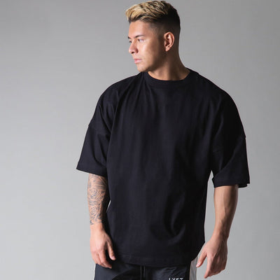 Men's short sleeve loose fit cotton T-shirt - Jacob