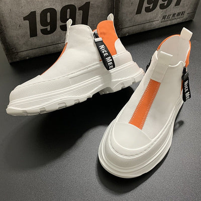 Urban platform sneakers with contrast - Darek