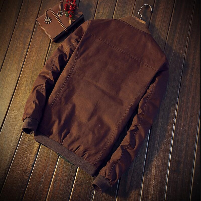 Men's jacket with casual two-tone design - Nael