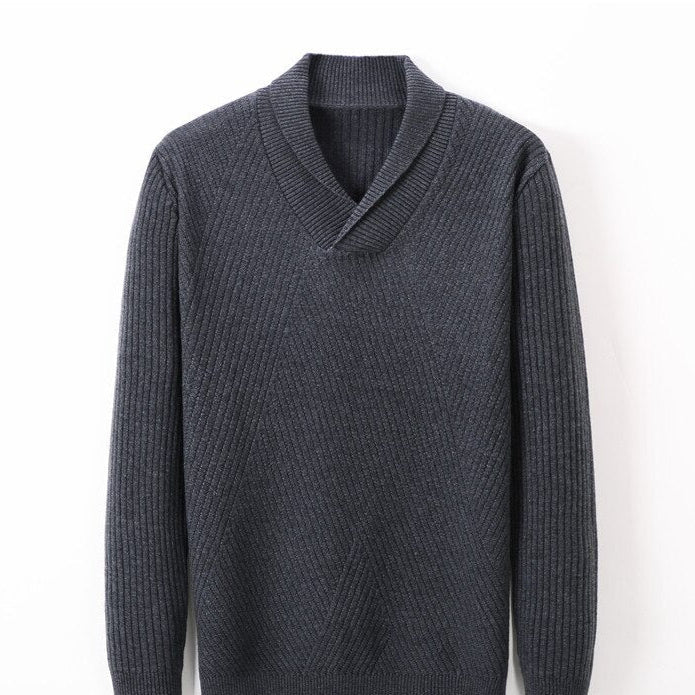 Knitted sweater with round neck - Lioran