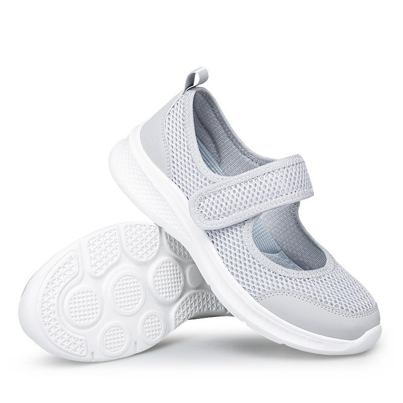 Women's breathable orthopedic shoes with Velcro - Hilda
