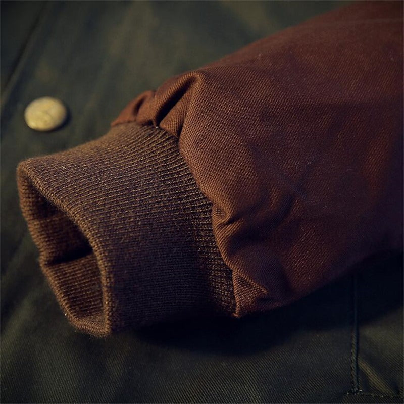 Men's jacket with casual two-tone design - Nael