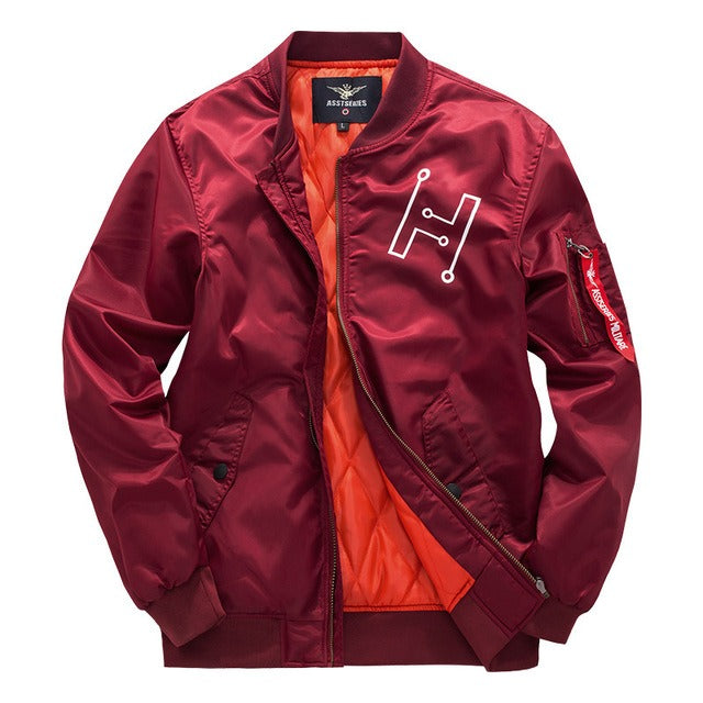 Men's quilted bomber jacket with zipper urban style - Helix
