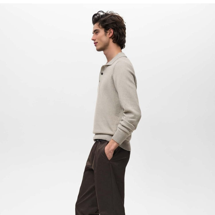 Men's polo sweater - Varelo