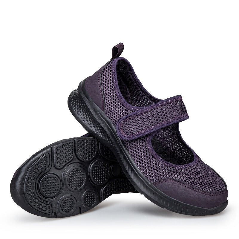 Women's breathable orthopedic shoes with Velcro - Hilda