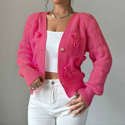 Women's braided knitted sweater - Alana