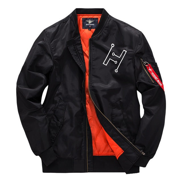Men's quilted bomber jacket with zipper urban style - Helix