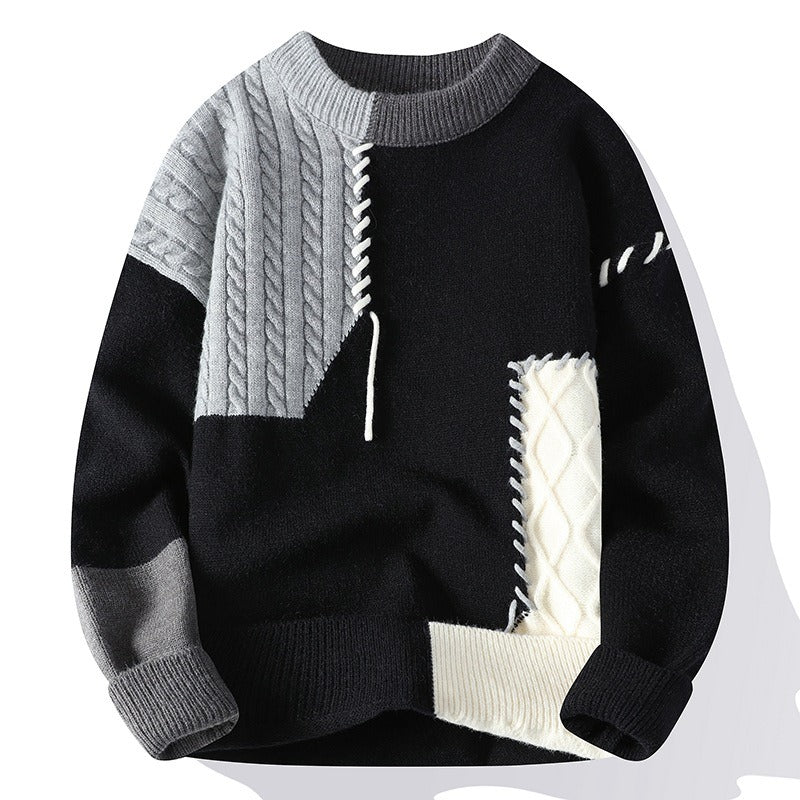 Patchwork sweater man - Renloch