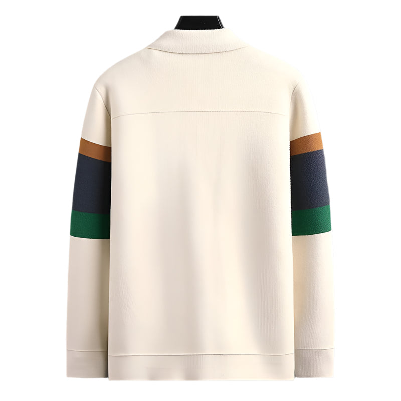 Men's jacket with multicolor stripes - Dorian