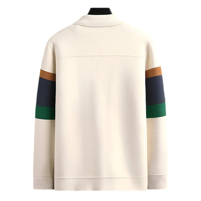 Men's jacket with multicolor stripes - Dorian