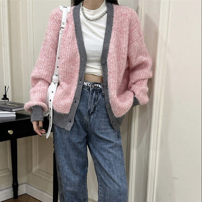 Women's soft knit cardigan relaxed fit - Ingrid