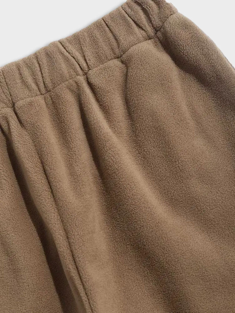 Adribel - Loose-fitting cargo-style fleece trousers