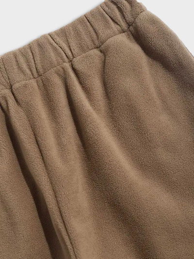 Adribel - Loose-fitting cargo-style fleece trousers