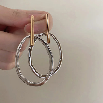 Earrings with sequins