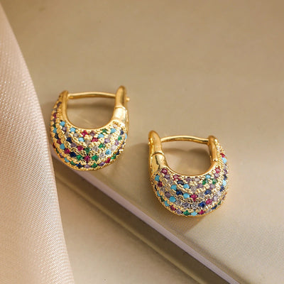 Chic stainless steel earrings