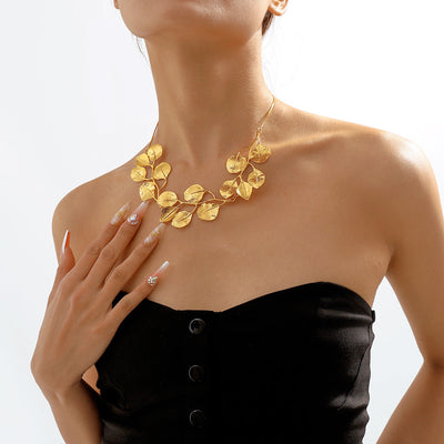 Gold-plated Allure necklace