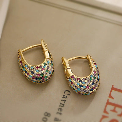 Chic stainless steel earrings