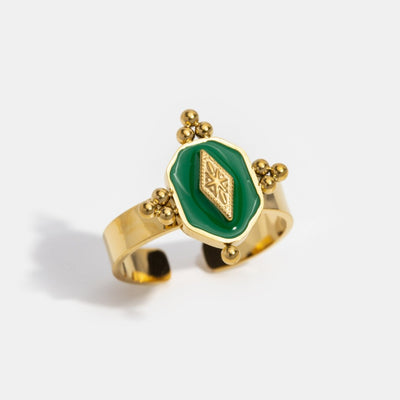 Marina Geometric Vintage Ring