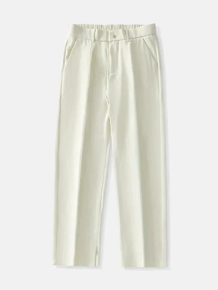 Modern pleated trousers