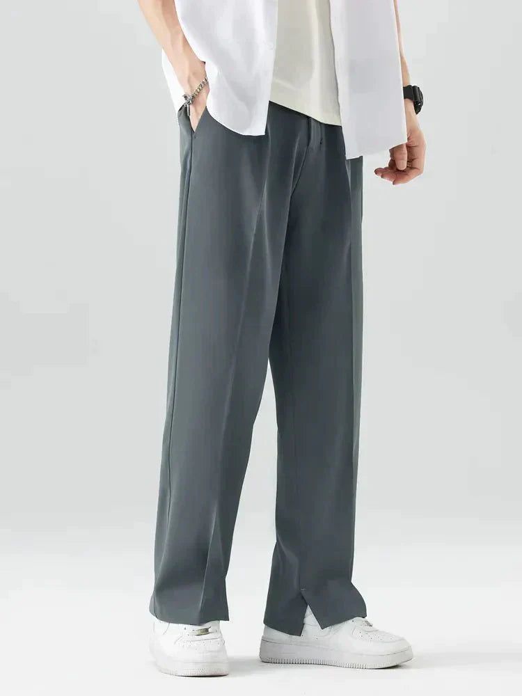 Modern pleated trousers