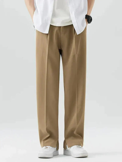 Modern pleated trousers