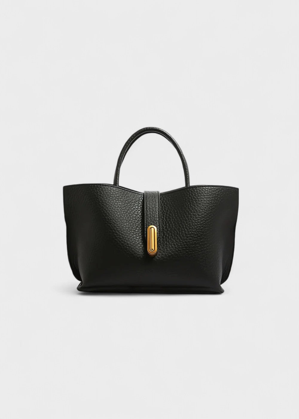 Women's tote bag synthetic leather textured elegant design - Noiré
