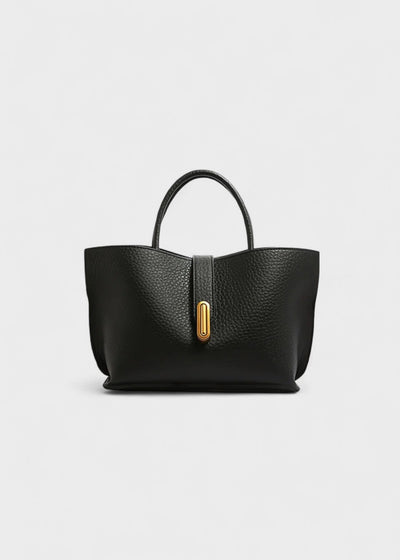 Women's tote bag synthetic leather textured elegant design - Noiré