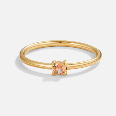 November Birthstone Gold Ring